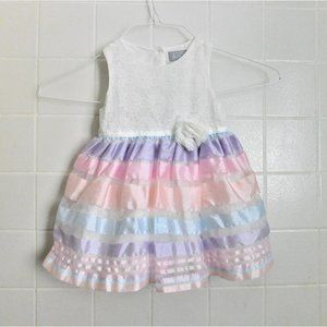 Multicolored Pastel Girl's Dress
